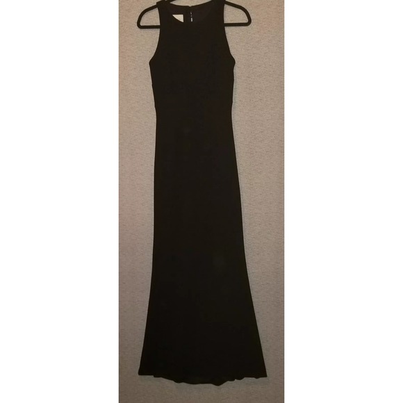 BHLDN Dresses & Skirts - BHLDN Nira Maxi Dress Gown Size 6 Black Anthropologie Cocktail Formal Prom Gala